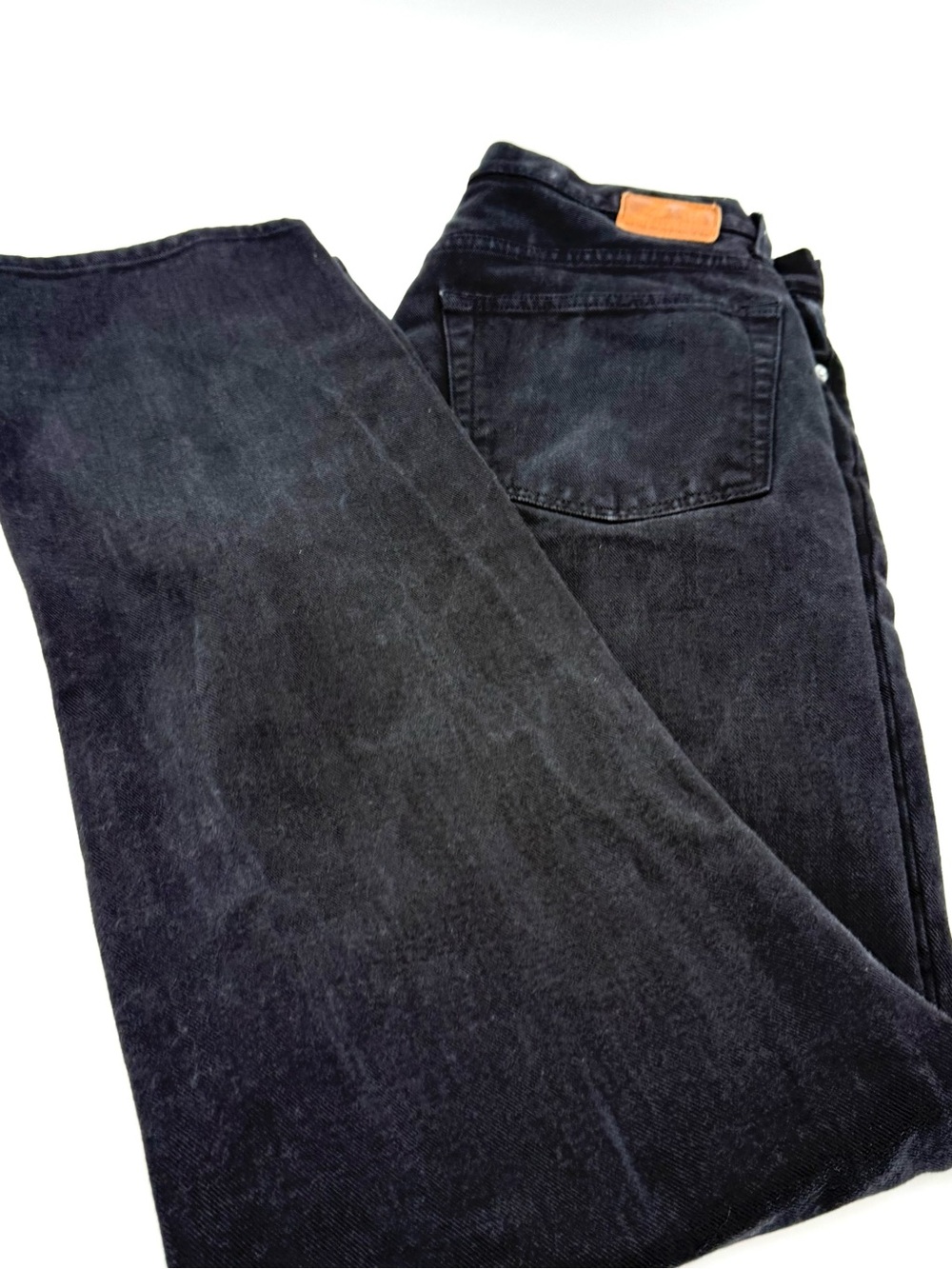 Men's Black Easy Fit Jeans Size 32x34 (CBM0002)